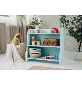 Montessori toy shelf, mint, 73 cm