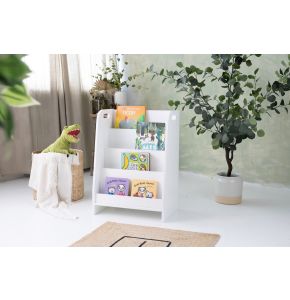 Montessori bookshelf, white, 50 cm