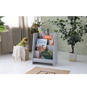 Montessori bookshelf, grey, 50 cm