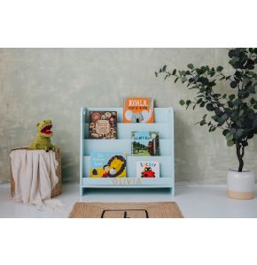 Montessori bookshelf, mint, 73 cm