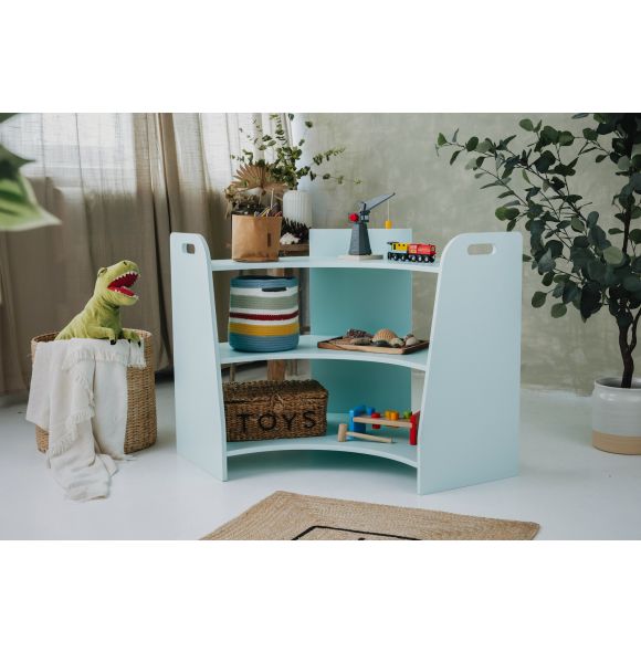 Corner toyshelf, mint